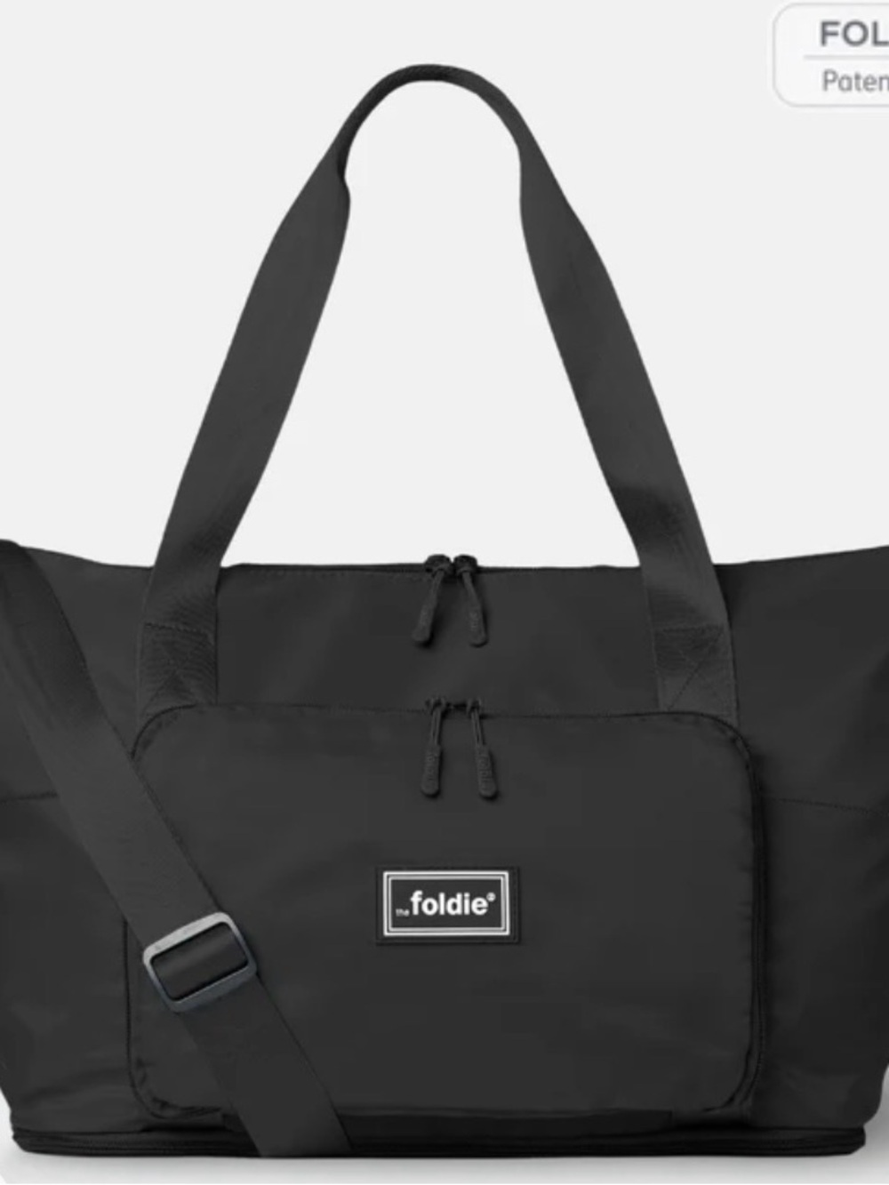 The foldie travel bag Black NEW